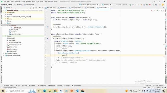 Bottom Navigation Bar In Flutter. Easy Way.