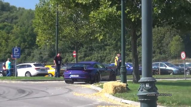 Porsche 991 GT3 RS BURNOUT, Launch Control, Drift & Revs!