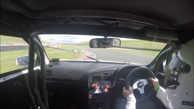 Donington Grand Prix Circuit In Toyota Celica