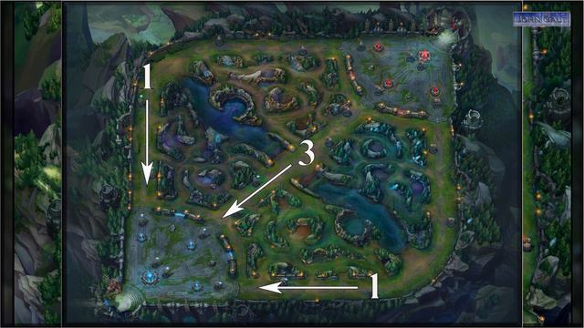 Средняя и поздняя стадия стадия игры в лесу / хитрости для лесников / Лес / ЛоЛ / Лига Легенд