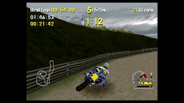PlayStation Classic Gameplay - Moto Racer World Tour