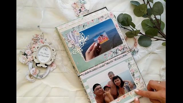 OVERVIEW/ Фотоальбом ручной работы Море 2020/Трилогия/#2 / Скрапмастерская GINGER