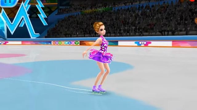 Начинаю играть в игру фигуристка.