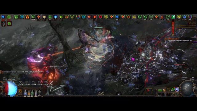 PoE 3.16 - Levelling In 80% Delirious Nem3 Tropical Island Build Demonstration - 16 Tiers Of Reward