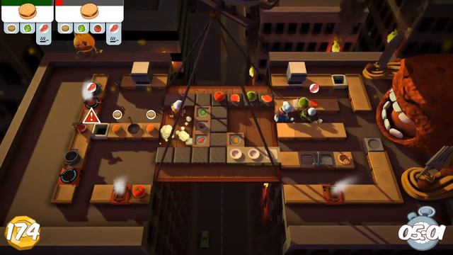 Let's Play Overcooked Co-op Part 13 FINALE - The Flying Spaghetti Monster