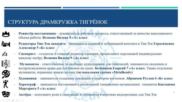 Драмкружок «Тигрёнок»