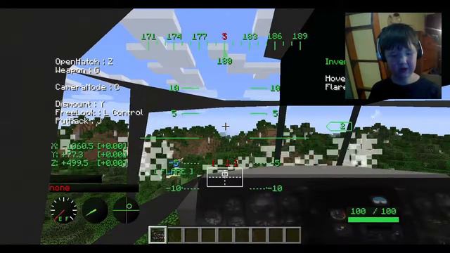 MC Helicopter Mod 1.7.10 Showcase