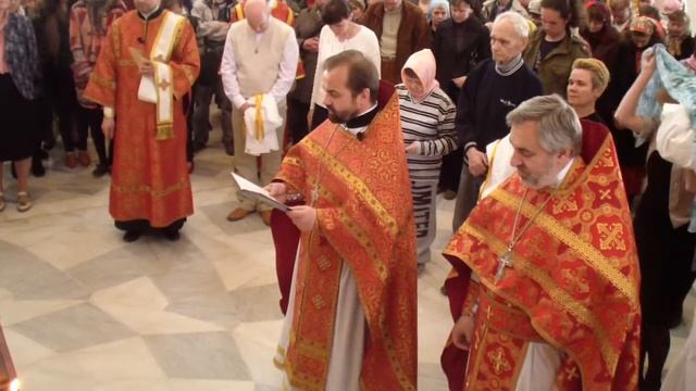 2014-04-27 Воцерковление младенца и обряд 8-го дня - снятие одежд