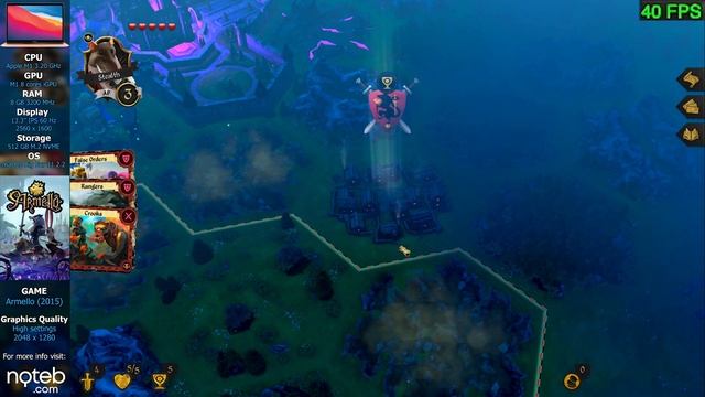 Armello - Apple MacBook AIR M1 [ 8-core ]