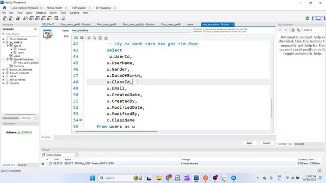 Typescript + Mysql Với Store Procedure