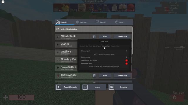 Arsenal GUI [Dark HUB] (2021 PASTBIN)