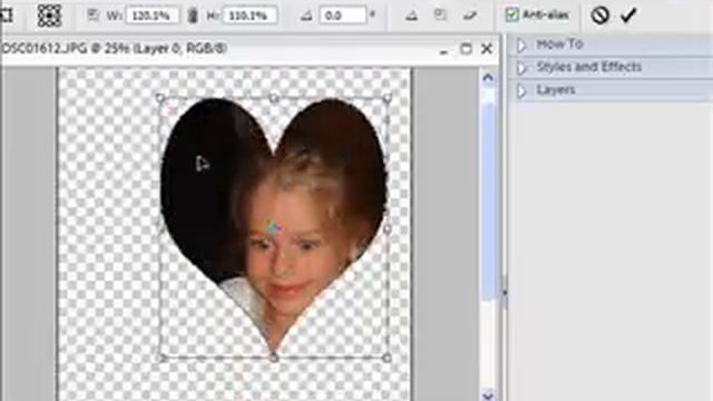 Photoshop Elements 4.0 Cookie Cutter Tool