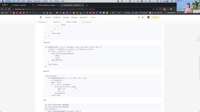 1647. Minimum Deletions To Make Character Frequencies Unique (2023-09-12)