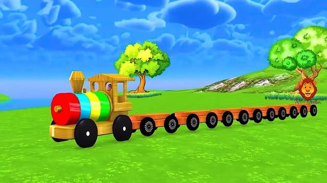 Children Best Cartoon Railway Line