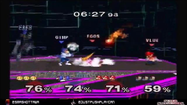 Ottawa Smash Casuals - Red Vs Blue Team - EGGS & VLUE Vs GIMP & CAPO - Match 7 (071914)