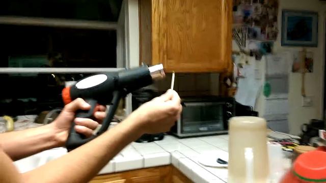 1500 Watt Heat Gun Lights A Match