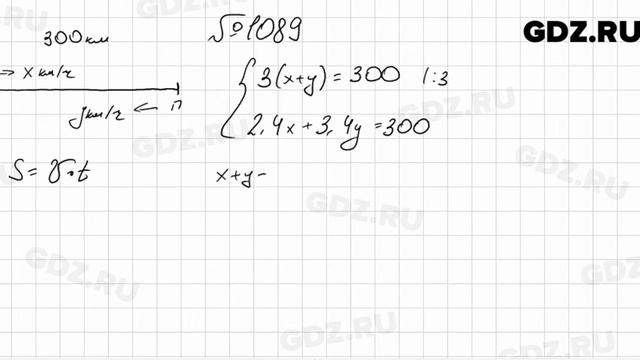 № 1089 - Алгебра 7 класс Мерзляк