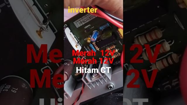Inverter Merah Merah 12V  Hitam CT