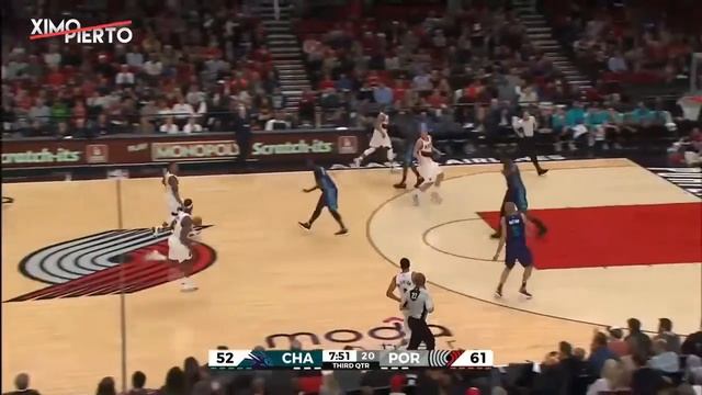 NBA FULL 2017.02.01 Портленд Трэйл Блэйзерс – Шарлотт Хорнетс