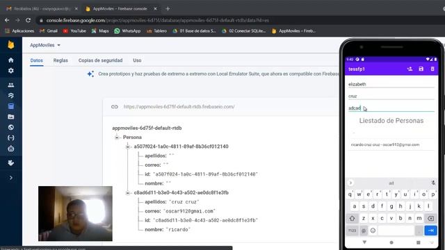 Práctica Aplicación Móvil Y BD Firebase