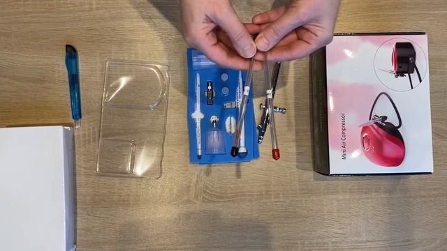 Аэрограф распаковка посылки из Китая. Обзор аэрографа с AliExpress