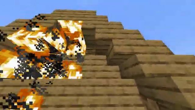 ASMR звуки огня в майнкрафте