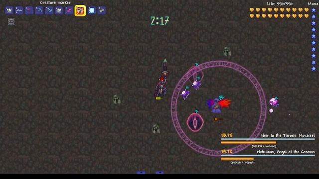 NOVANIEL Vs NEBULEUS | Shadows Of Abaddon Vs Mod Of Redemption [Terraria TmodBrawl]