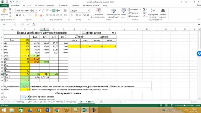 Конструирование при минимуме мерок