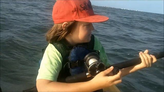 Jumping Spinner Shark On The Kayak