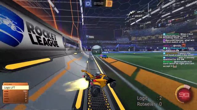 Rotweiler Vs Logic | EU Salt Mine Qualifier | Rocket League 1v1