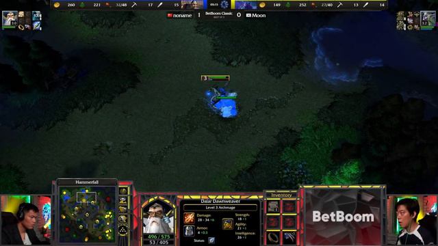 WC3 - [NE] Moon Vs Fortitude [HU] - LB Semifinal - BetBoom Classic