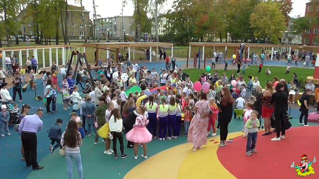 г.Рошаль.Открытие детской площадки.