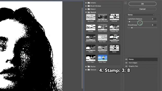 Large Grain Photocopy Effect in Adobe Photoshop