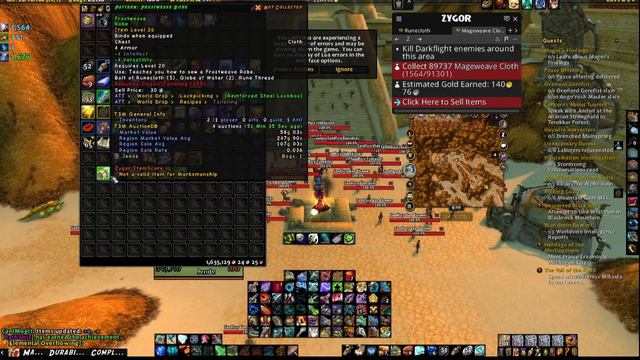 Mageweave Cloth And Transmog Farm Retail WoW