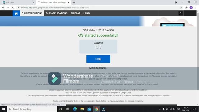 Kali Linux Online Terminal