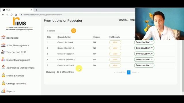 Riims||sdmis Updation |new Students Add ||name Correction |promotion, Delete And Dropbox Data Entry