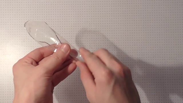 Как сделать ложку из пластиковой бутылки