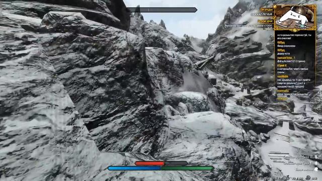 Skyrim Requiem for a Balance 6.0 БЕЗ СМЕРТЕЙ  Легенда  Проклятый  Ветреный пик 1