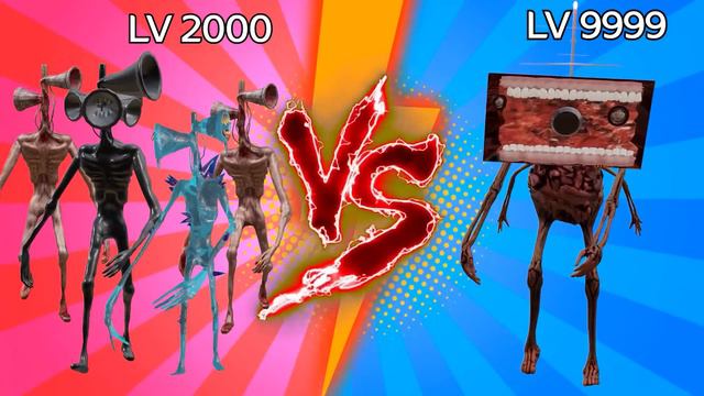 Siren Head Best Monster Battle vs merong 6  Megahorn  Godzilla  Mega siren head
