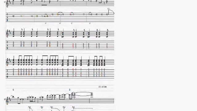 Sweet Child O Mine  Power Tab