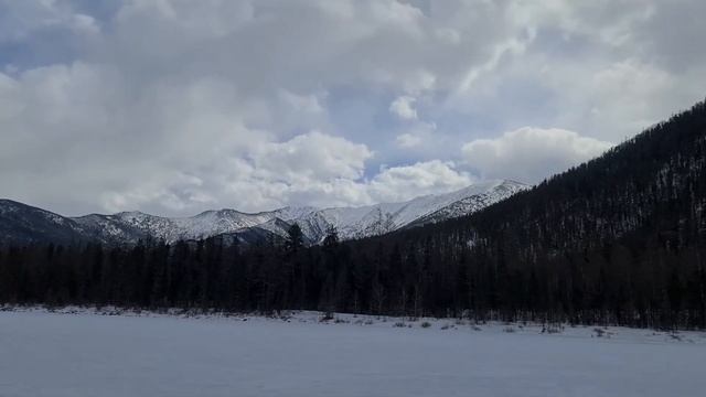 САЯНЫ. МАРТ 2021. РЫБАЛКА НА ХАРИУСА, ЛЕНКА И НАЛИМА.