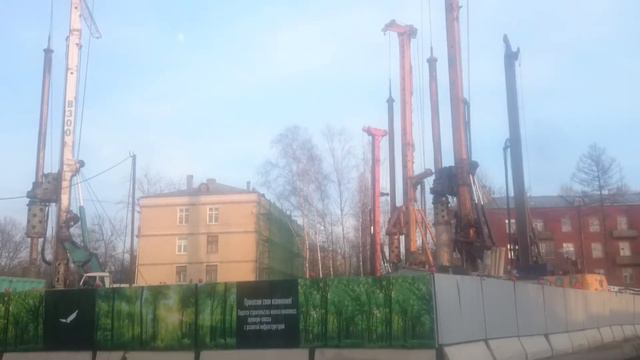 Строительство небоскреба в жилом квартале ч.1