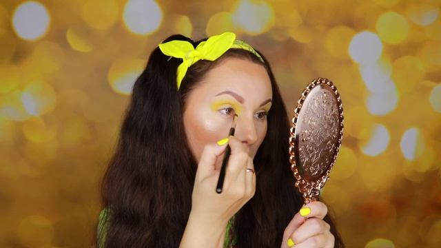 ЖЕЛТЫЙ МАКИЯЖ ГЛАЗ | YELLOW MAKEUP | NYX ULTIMATE | NYX OFF TROPIC PALETTE | MAKEUP TUTORIAL