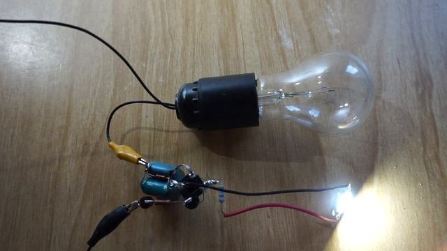 Простая схема включения светодиода LED 12 Volt 10 Watt в сеть 220 Volt