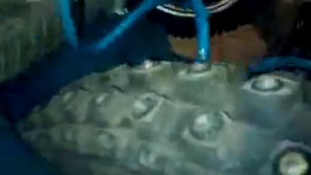 Ошиповка переднего колеса XR-250 автомобильными шипами