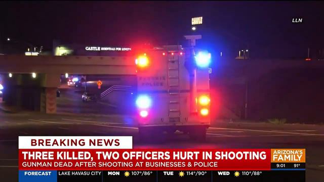 ATF Responding After 3 Dead, 2 Police Officers Injured In North Phoenix Shoot-out