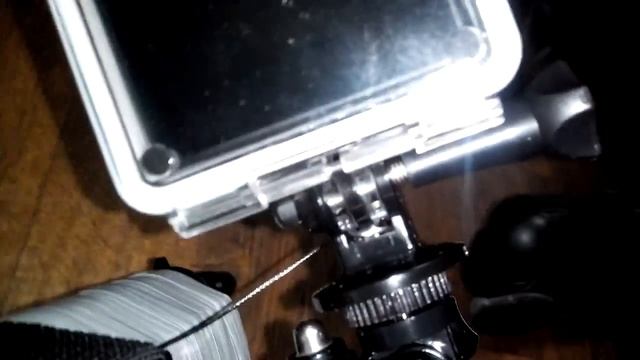 Крепление камеры на подводное ружье. Стандартными креплениями