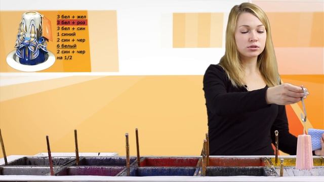 Урок: 2 Намакивание резной свечи «КОФЕЙНЫЙ ЦВЕТОК» 11 СМ