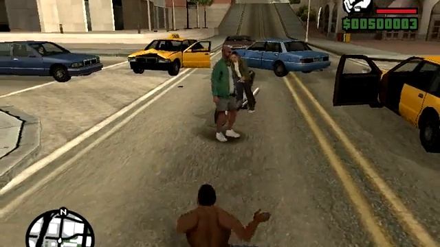 прикол с таксистом(gta_sa).