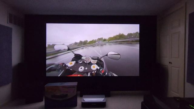 VANKYO VISTA T4 UST LASER TV PROJECTOR/SPECTRA VANTAGE ALR/CLR SCREEN #technology #cinema #youtube